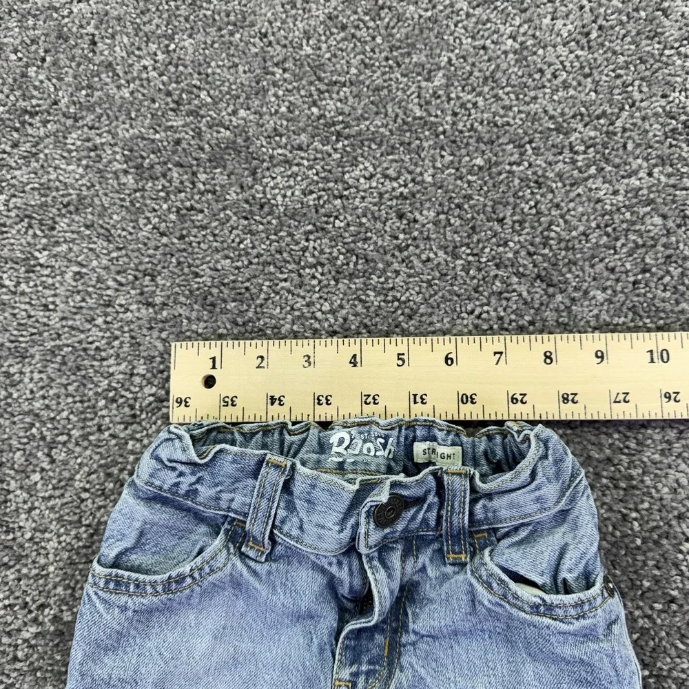 OshKosh B'gosh Jeans Boys 2T Blue Straight Denim Adjustable Waist Casual Play